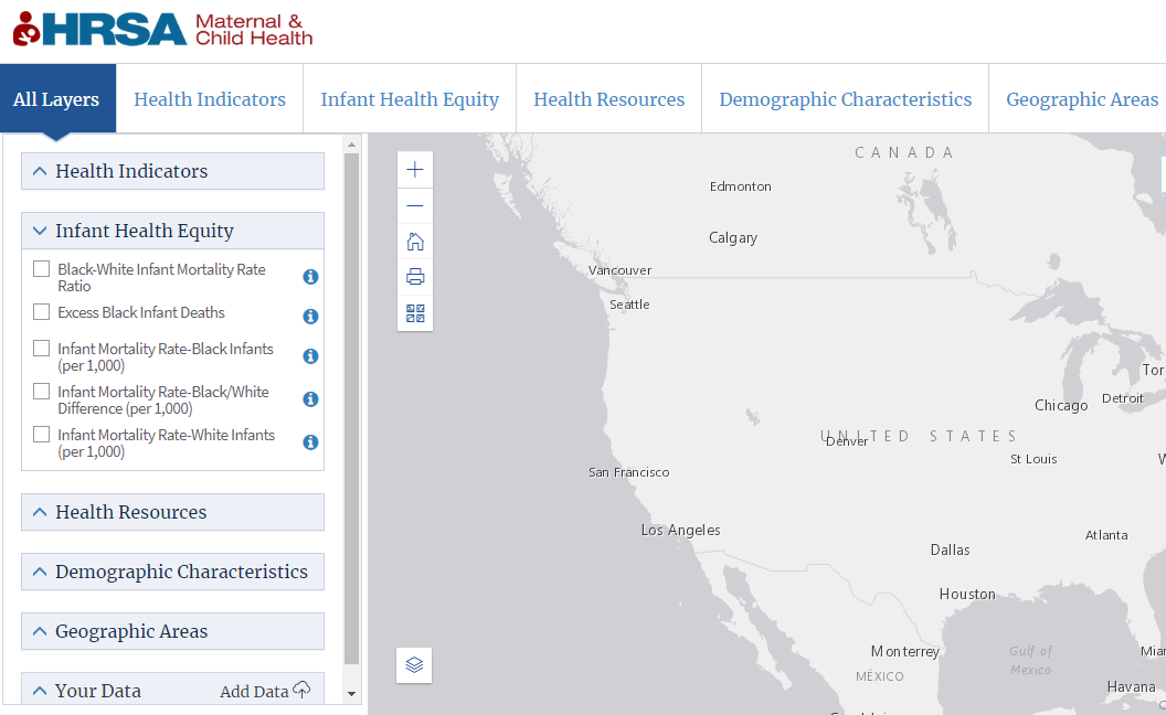 Screenshot of Map Service