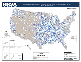 Preview Map of Rural Health Clinics and Federal Office of Rural Health Policy (FORHP) Rural Health Areas
