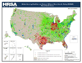 Preview Map of Skilled Nursing Facilities and Federal Office of Rural Health Policy (FORHP) Rural Health Areas